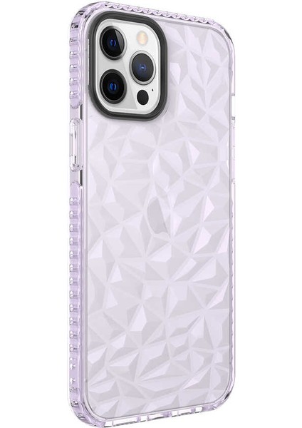 Apple iPhone 12 Pro Max Kılıf Ardx Buzz Kapak-Mor