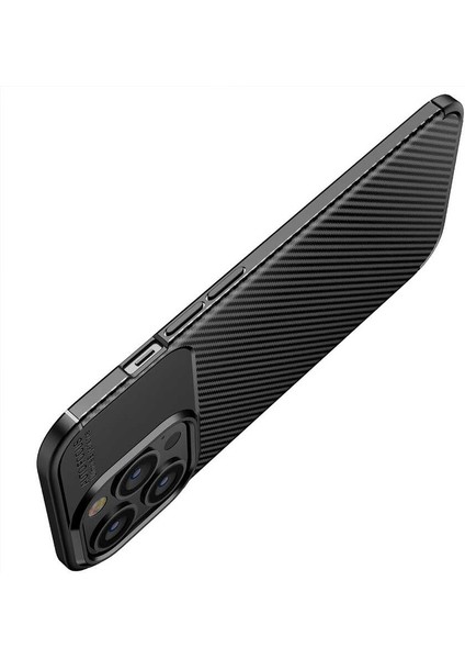 Apple iPhone 13 Pro Kılıf Ardx Negro Silikon Kapak-Kahverengi