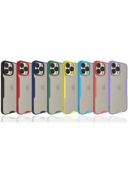 Apple iPhone 13 Pro Max Kılıf Ardx Parfe Kapak-Mavi