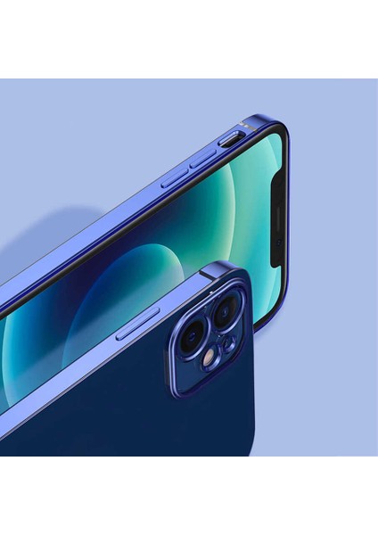 Apple iPhone 12 Pro Kılıf Ardx Gbox Kapak-Lacivert