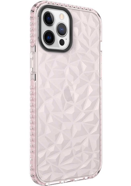 Apple iPhone 12 Pro Max Kılıf Ardx Buzz Kapak-Pembe