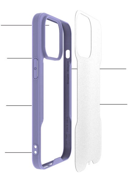 Apple iPhone 13 Pro Kılıf Ardx Parfe Kapak-Siyah