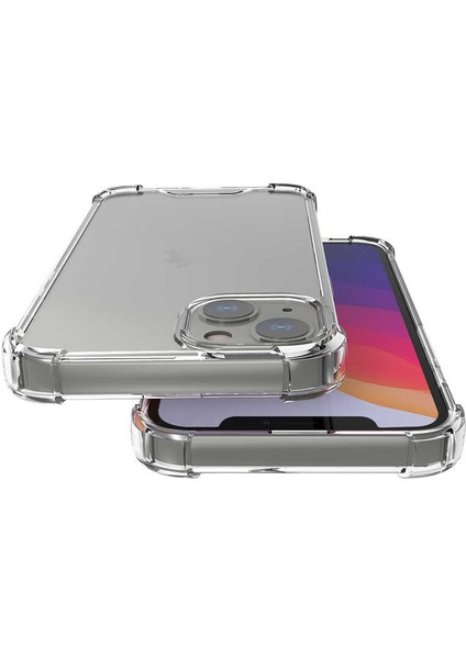 Apple iPhone 13 Mini Kılıf Ardx Nitro Anti Shock Silikon-Renksiz