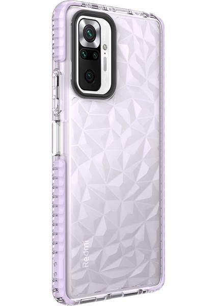 Xiaomi Redmi Note 10 Pro Kılıf Ardx Buzz Kapak-Mor