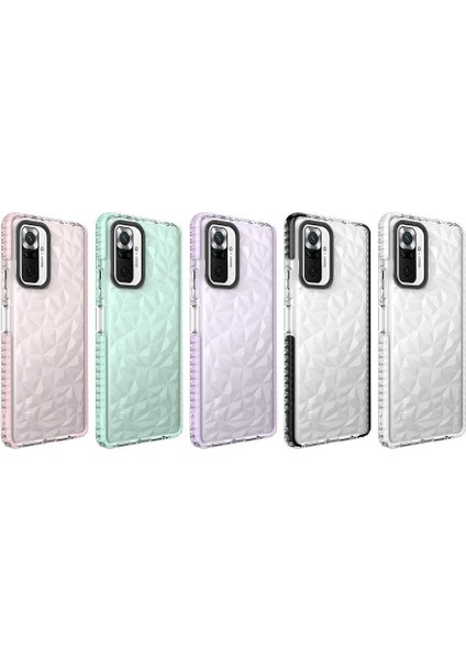 Xiaomi Redmi Note 10 Pro Kılıf Ardx Buzz Kapak-Mor