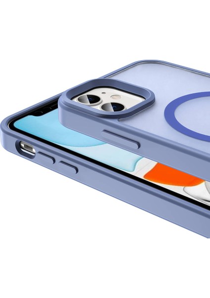Apple iPhone 11 Kılıf Magsafe Şarj Özellikli Mat Arka Yüzey Ardx Sio Kapak-Açık Yeşil