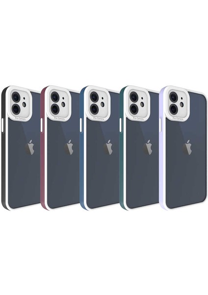 Apple iPhone 12 Kılıf Ardx Mima Kapak-Lila