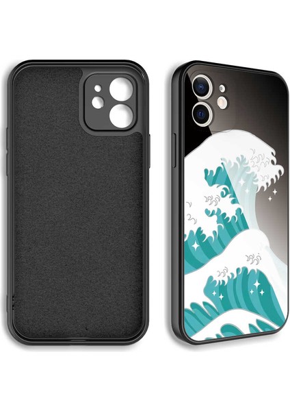 Apple iPhone 11 Kılıf Kamera Korumalı Desenli Sert Silikon Ardx Epoksi Kapak-No8