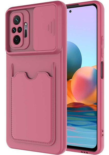 Xiaomi Redmi Note 10 Pro Kılıf ​ardx Kartix Kapak-Koyu Mor