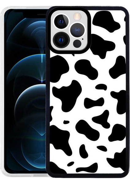 iPhone 13 Pro Kılıf Ardx M-Fit Desenli Kapak-Cow No1