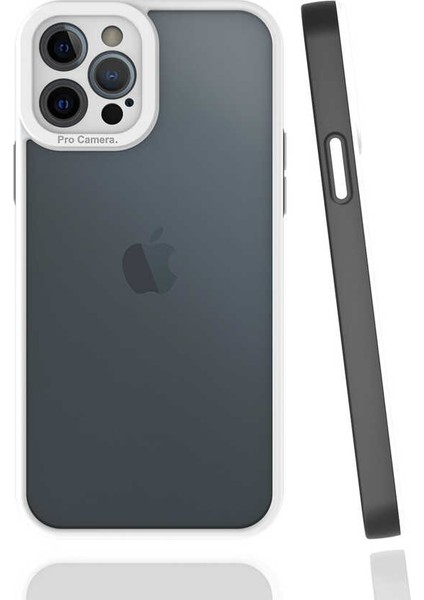 Apple iPhone 12 Pro Max Kılıf Ardx Mima Kapak-Siyah