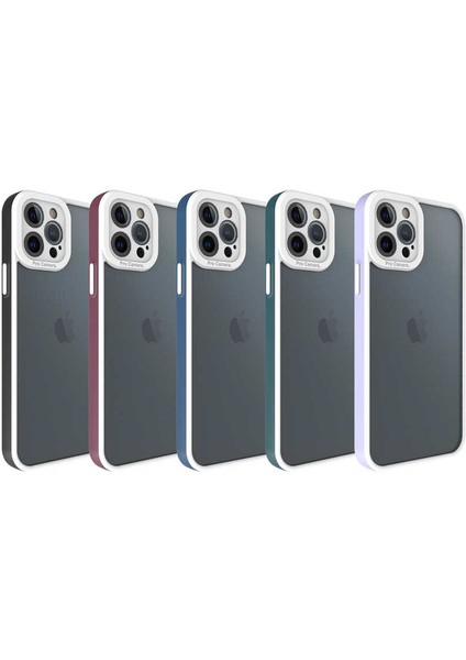 Apple iPhone 12 Pro Max Kılıf Ardx Mima Kapak-Lila