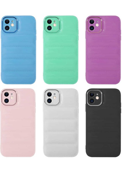 Apple iPhone 11 Kılıf Kamera Korumalı Parlak Airbag'li Ardx Galya Kapak-Su Yeşil
