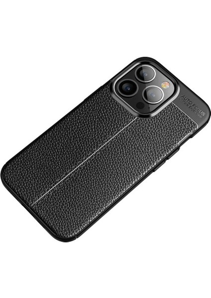 Apple iPhone 13 Pro Max Kılıf Ardx Niss Silikon Kapak-Siyah