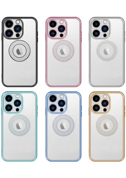 Apple iPhone 12 Pro Max Kılıf Kamera Korumalı Logo Gösteren Ardx Esta Kapak-Yeşil