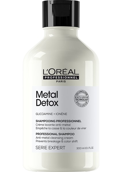 İşlem Görmüş ve Yıpranmış Saçlar için Metal Karşıtı Arındırıcı Şampuan 300ml