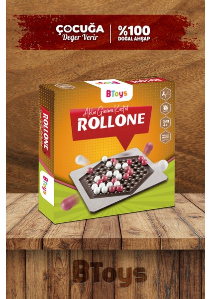 Rollone - Ahşap Zeka Ve Strateji Oyunu