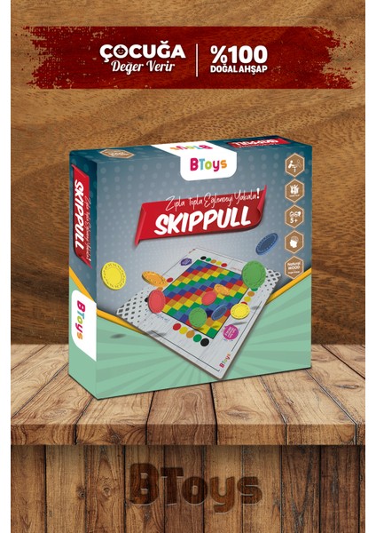 Skippull - Ahşap Zeka Ve Strateji Oyunu