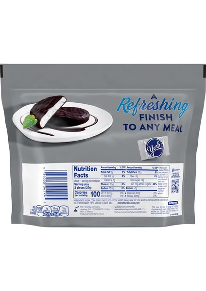 Dark Chocolate Peppermint Patties Naneli Bitter Çikolata 286 Gr