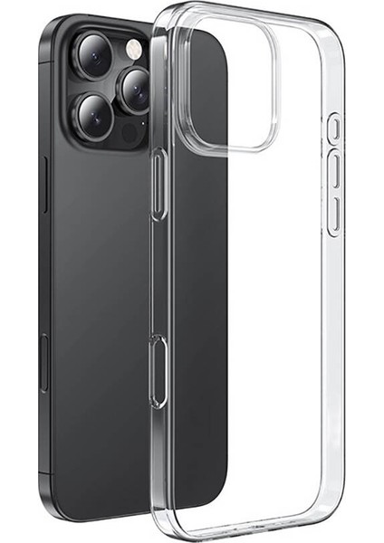 Apple iPhone 16 Pro Kılıf Ardx Süper Silikon Kapak-Şeffaf