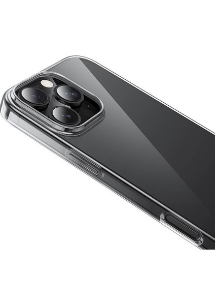 Apple iPhone 16 Pro Kılıf Ardx Süper Silikon Kapak-Şeffaf