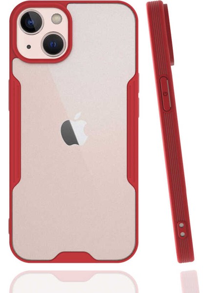 Apple iPhone 13 Mini Uyumlu Ardx Parfe Kapak-Kırmızı