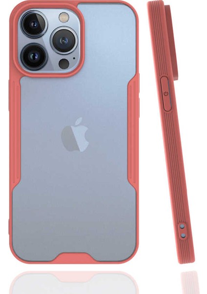 Apple iPhone 13 Pro Kılıf Ardx Parfe Kapak-Pembe