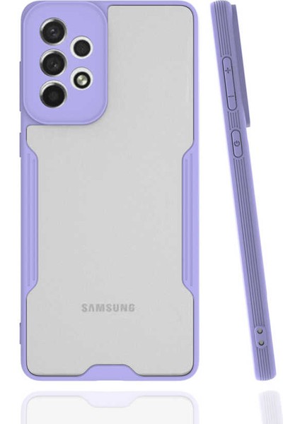 Samsung Galaxy A73 Kılıf Ardx Parfe Kapak-Mor