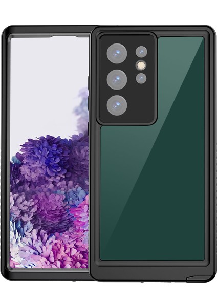 Samsung Galaxy S23 Ultra Kılıf 1-1 Su Geçirmez Kılıf-Siyah