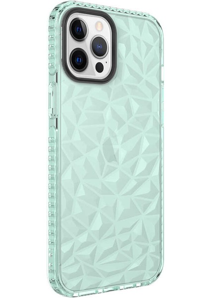 Apple iPhone 12 Pro Max Kılıf Ardx Buzz Kapak-Yeşil