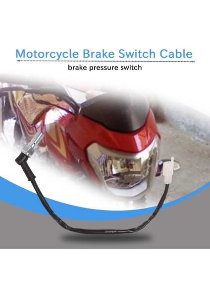 Evrensel Motosiklet Hidrolik Fren Basıncı Arka Işık Anahtarı Içi Boş Cıvata Aksesuarları M10 1.25MM (Yurt Dışından) fırsatları