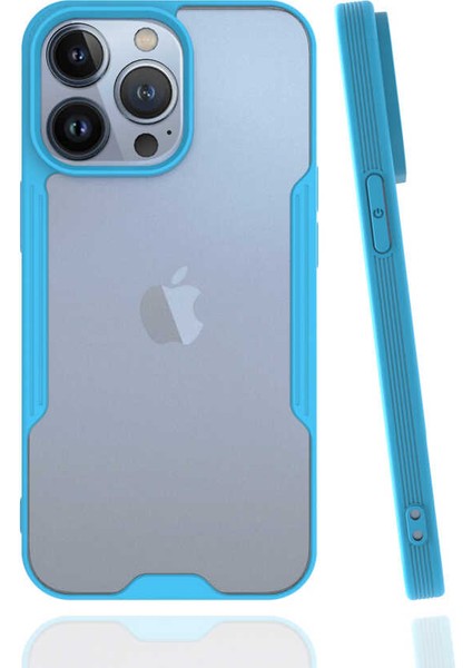 Apple iPhone 13 Pro Kılıf Ardx Parfe Kapak-Mavi