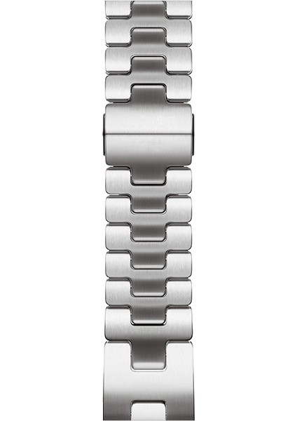 Apple Watch 7 45MM Zore KRD-125 Metal Kordon Strap Kayış-Siyah