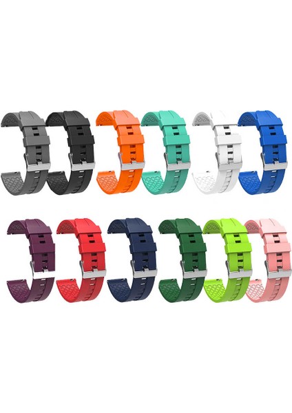 Gear S2 Krd-23 20MM Uyumlu Kordon Zore - Mürdüm