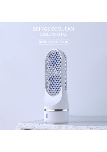 Otomatik Dönebilen Mini USB Şarj Edilebilir Fan (Yurt Dışından)