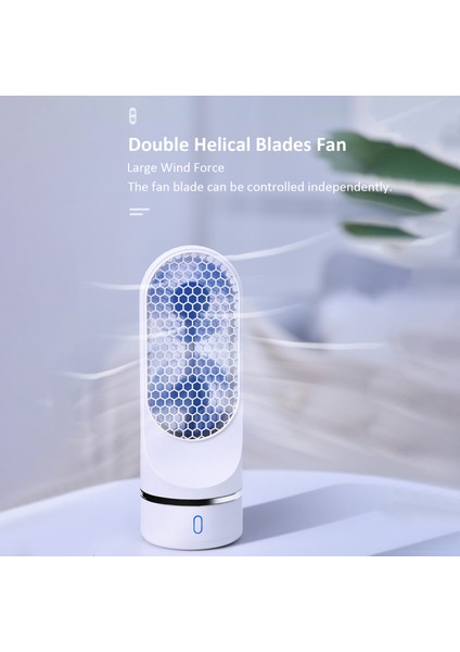 Otomatik Dönebilen Mini USB Şarj Edilebilir Fan (Yurt Dışından)