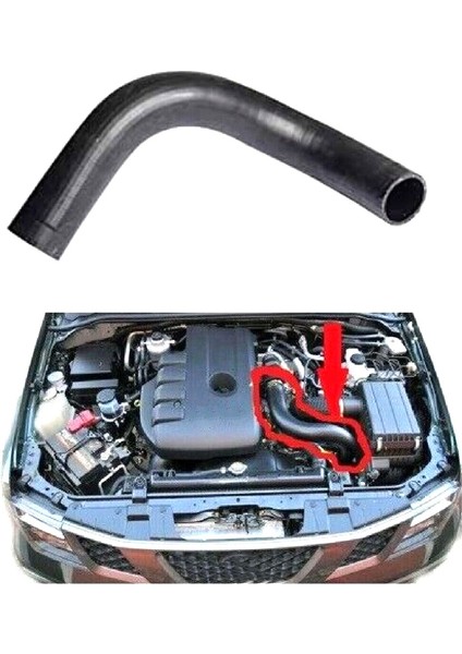 Nissan Navara NP300 D22 D40 2.5 Dcı Için Intercooler Boru Turbo Hortumu 14463EB71A 14463EC01A (Yurt Dışından)