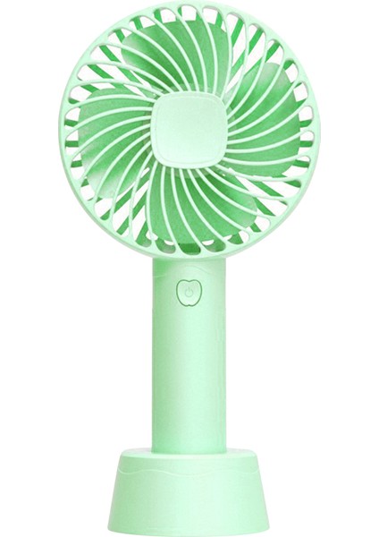 Taşınabilir Mini Fan 3 Hız 1200MAH USB Şarj Edilebilir Yeşil (Yurt Dışından)