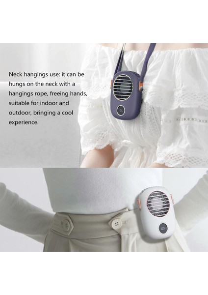Boyun Asılı Küçük USB Şarj Edilebilir Taşınabilir Fan (Yurt Dışından) modelleri
