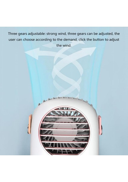 Boyun Asılı Küçük USB Şarj Edilebilir Taşınabilir Fan (Yurt Dışından) indirimleri