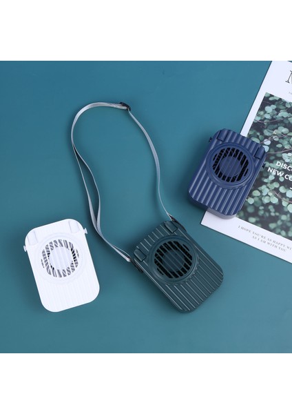 DC5V 3W Mini Boyun Fanı Ayarlanabilir Hızı Şarj Edilebilir Pil (Yurt Dışından)