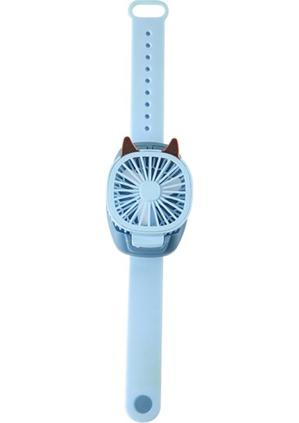 Taşınabilir Mini Saat Fanı USB Şarjlı 3 Hız (Yurt Dışından)