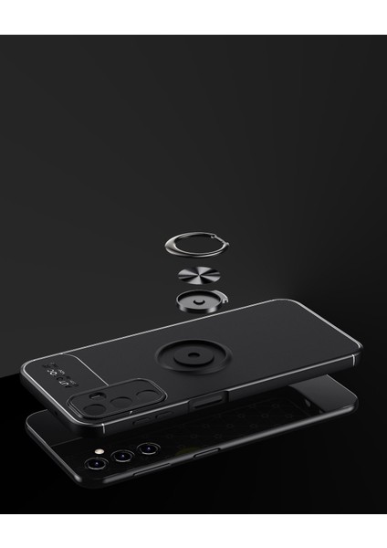 Galaxy A14 Kılıf Ardx Ravel Silikon Kapak-Siyah-Mavi fiyatları