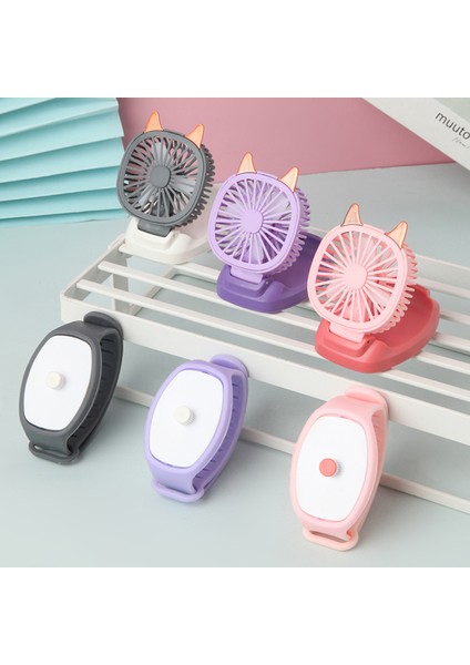 Elektrikli Taşınabilir Mini Saat Fanı USB Şarjlı 3 Hızlı (Yurt Dışından) indirimleri