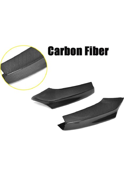 Araba Karbon Fiber Ön Ön Tampon Açı Difüzör Splitter Spoiler Koruyucu Bmw 5 Serisi Için F10 F11 M Spor 2011-2017 (Yurt Dışından) modelleri