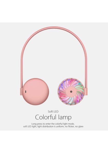 USB Boyun Asılı 3 Hız Ayarlı Şarj Edilebilir Fan (Yurt Dışından)