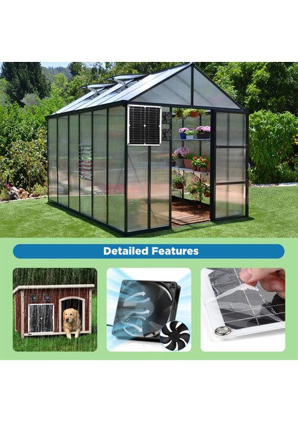 12W Dalı Suya Dalı Solar Enerjili Çiftli Bahçe Fan Seti (Yurt Dışından) fırsatları