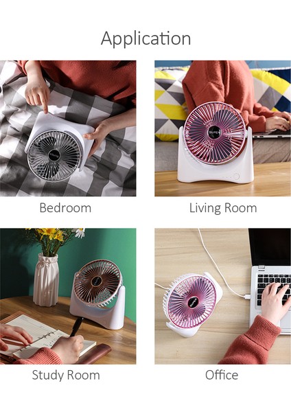 USB Mini Hava Döndürücü Taşınabilir Sessiz Fan (Yurt Dışından) indirimleri