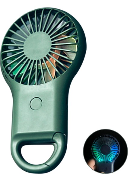 El Fanı Renkli LED Işık 3 Hız (Yurt Dışından)
