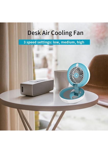 Taşınabilir 3 Hızlı Katlanabilir Hava Soğutma Fanı Kompakt Ayna Nemlendirici (Yurt Dışından) fırsatları
